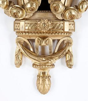 VÄGGPENDYL, gustaviansk stil, 1900-tal.