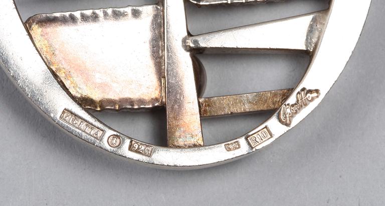 HÄNGSMYCKE. Sterling silver. Giertta, Stockholm 1991.