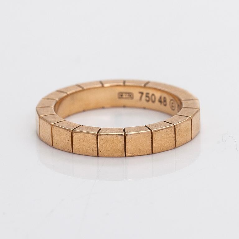 Cartier, sormus, Lanieres, 18K ruusukultaa,