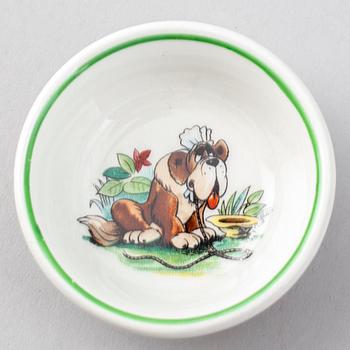Rörstrand & Walt Disney, an 11 pcs "Peter Pan" creamware service.