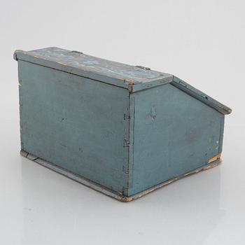 A Swedish painted wooden box, circa 1800.