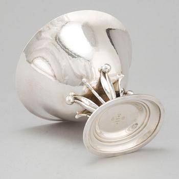 JOHAN ROHDE, skål på fot, sterling silver, Georg Jensen, Danmark, 1925-32.