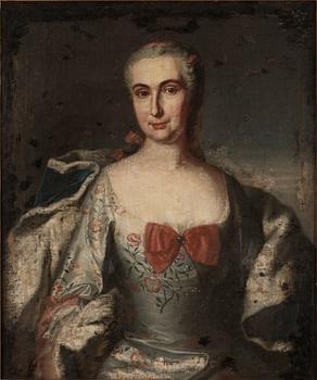 Johan Joachim Streng Attributed to, "Karl Gustaf Silfversparre" (1686-1750) and his wife "Hedvig Ulrika Liljencrantz" (1701-1788).