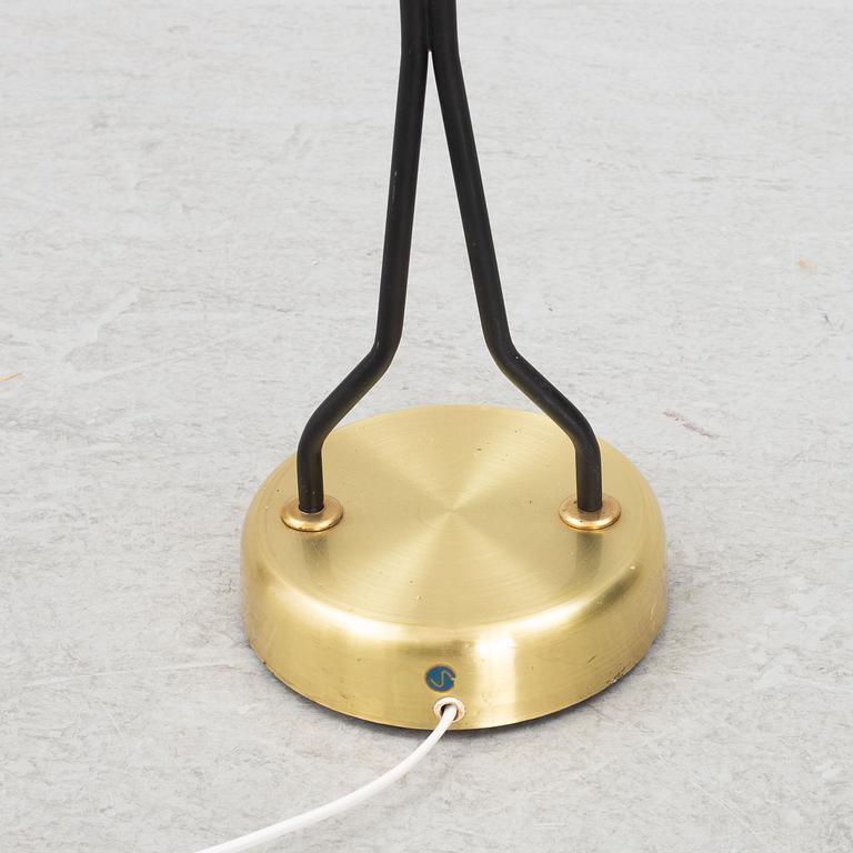 Floor lamp, "Swedish Modern", Eskilstuna Elektrofabriks AB, mid-20th century.