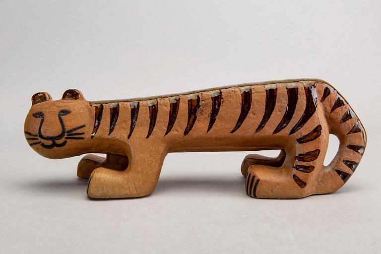 Lisa Larson, a signed stoneware figurine "Tiger".