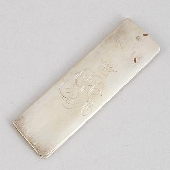 Preciosa, fem delar, silver, proveniens von Rosen, 18/1900-tal.