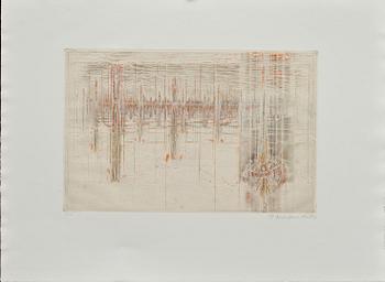 KRISHNA REDDY, färgetsning, signerad och numrerad 72/100.