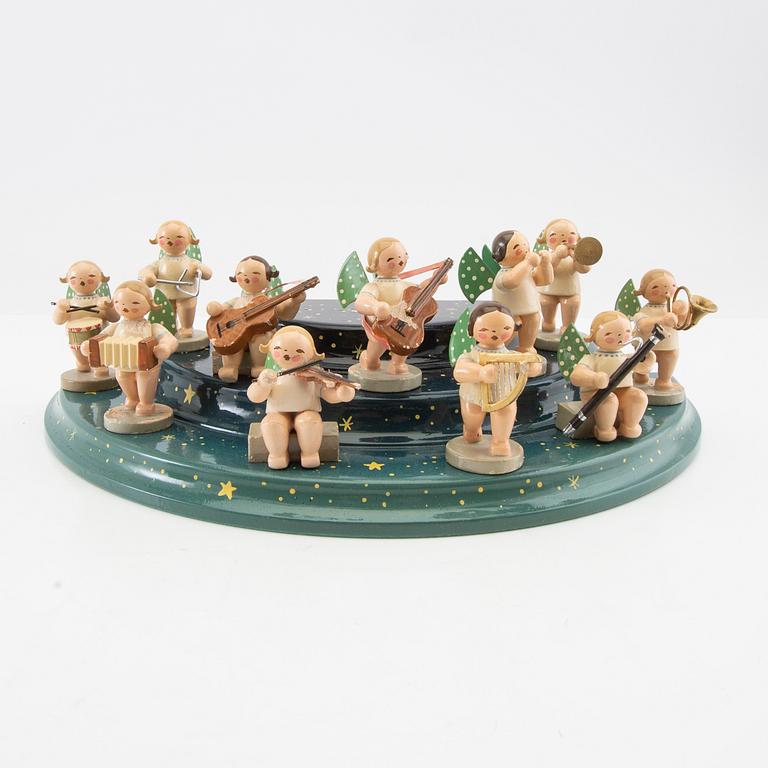 Angel orchestra 15 dlr Erzgebirge Germany mid/second half of the 20th century.
