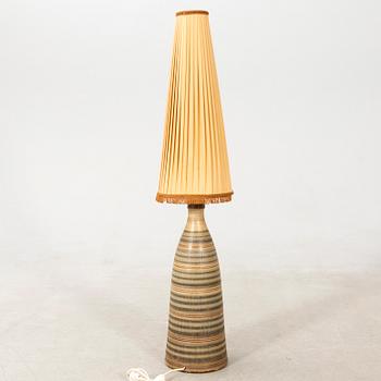 Golvlampa Wallåkra stengods 1900-talets mitt.