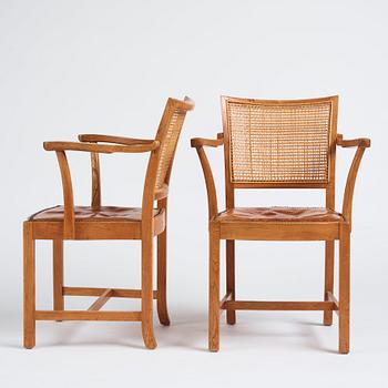 Josef Frank, a pair of ash chairs, Svenskt Tenn, 1940s, model nr 506.