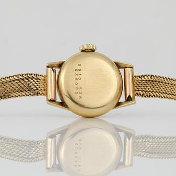 DAMARMBANDSUR, 18 k guld, Certina. Vikt tot ca 20,6 gram.