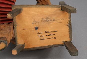 AXEL PETERSSON DÖDERHULTARN, skulptur, signerad.