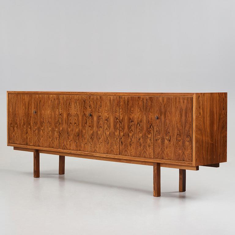 SCANDINAVIAN DESIGNER, a rosewood sideboard, probably Denmark 1960's.