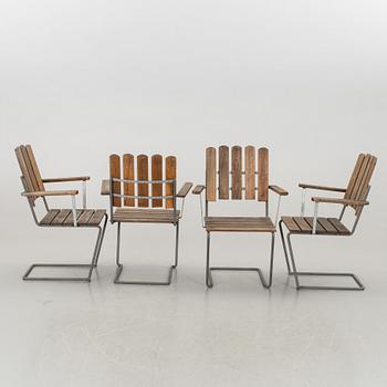 TRÄDGÅRDSMÖBLER, 4+1, GRYTHYTTAN.