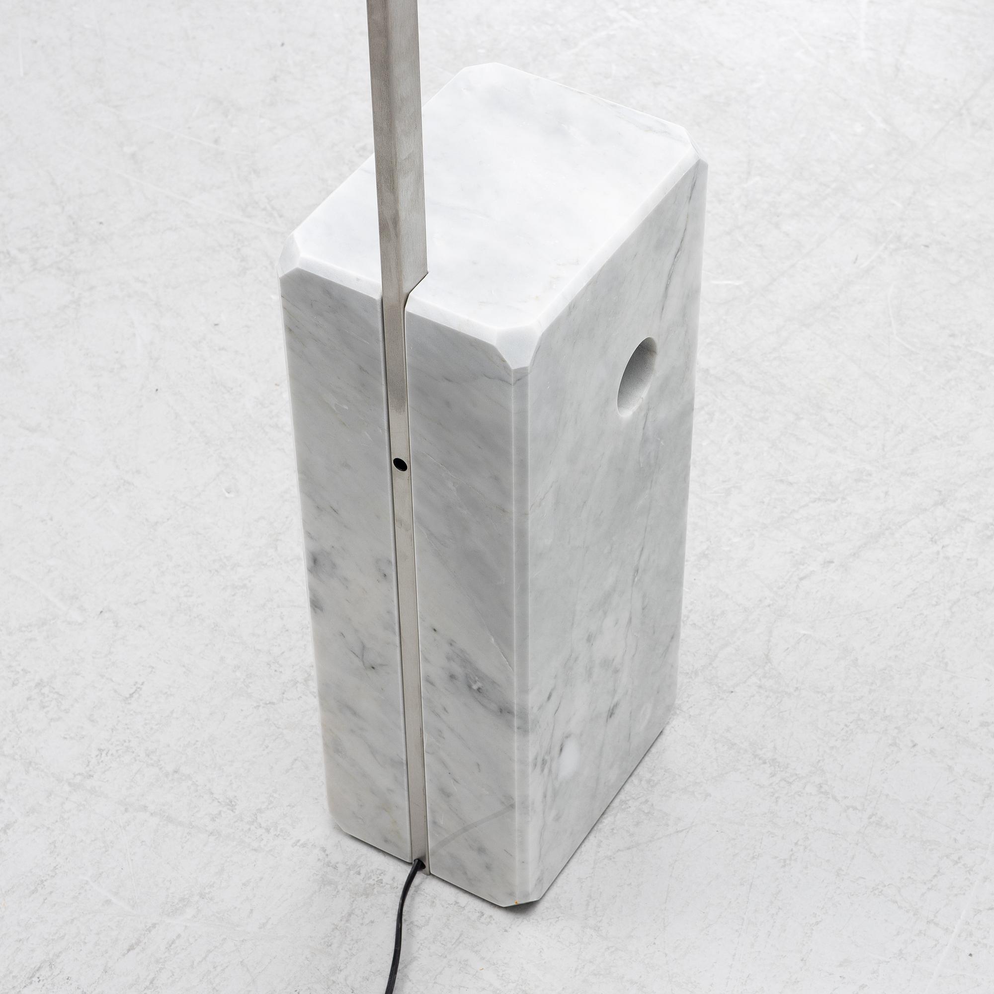 Achille & Pier Giacomo Castiglioni, an 'Arco' ceiling lamp, Flos, Italy.