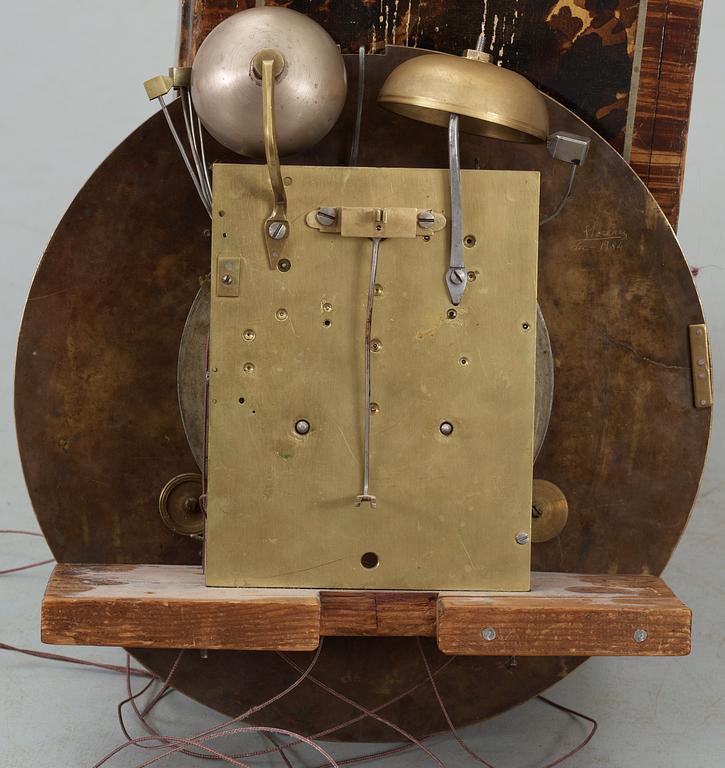 A Swedish 18th Century long case clock by P. Ernst.