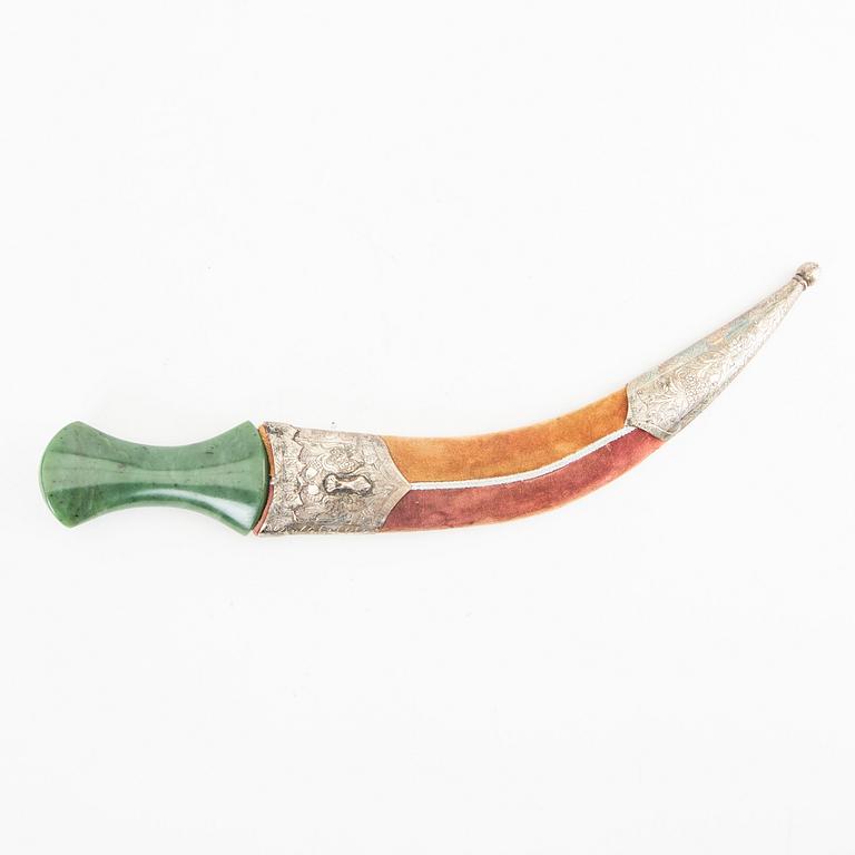 Khanjar, dagger, indopersian for the ottoman market, turn of the Century 1900.