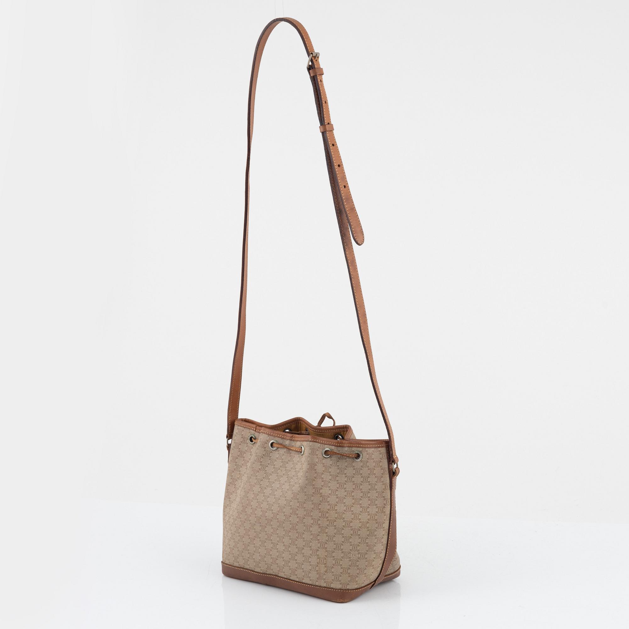 Céline, väska, "Petit bucket bag", vintage.