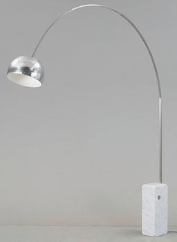 An Achille & Pier Castiglioni floor lamp "Arco", Flos, Italy.