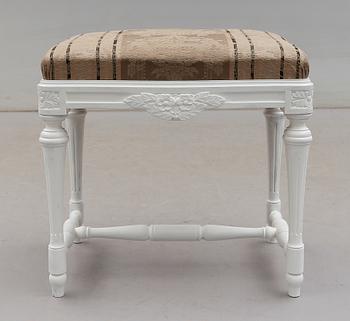 TABURETT, gustaviansk stil, 1900-talets mitt.