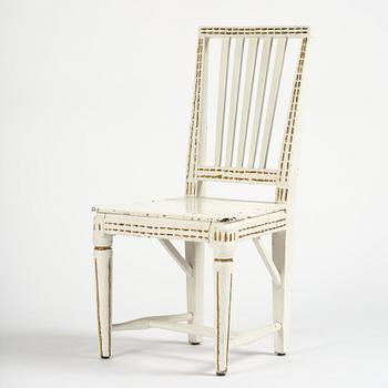 Stol, Sverige, omkring år 1800, Sengustaviansk.