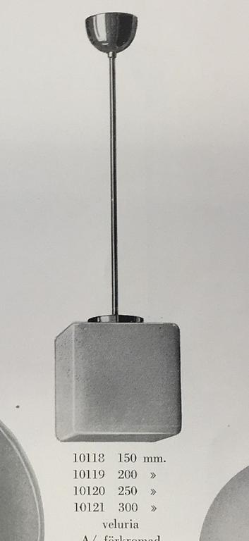 Harald Notini, a ceiling lamp, variant of model "10119", Arvid Böhlmarks Lampfabrik, 1930s.