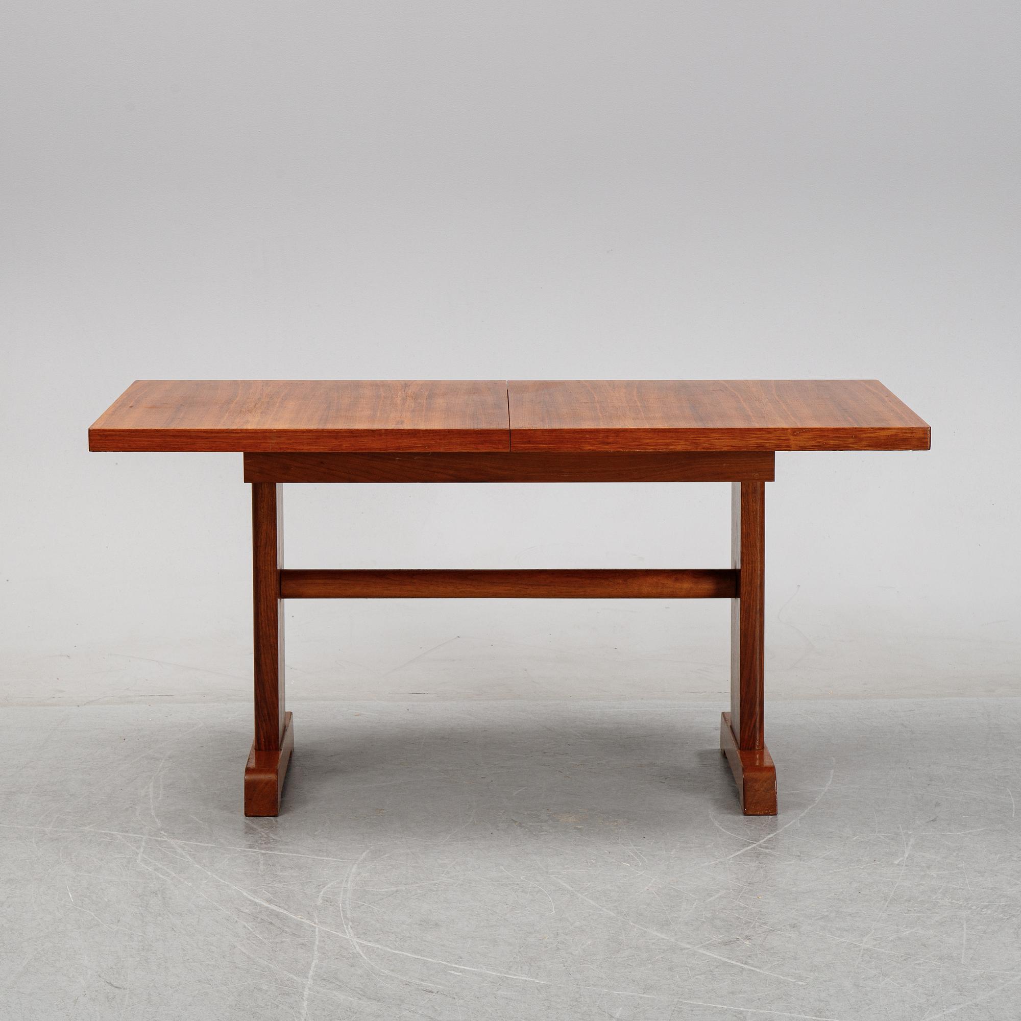 GA Berg, a teak dining table, 1940's/50's.