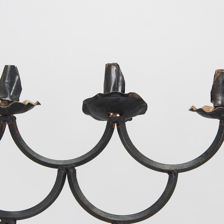 A pair of floor candelabras, made to order from the 1920s.