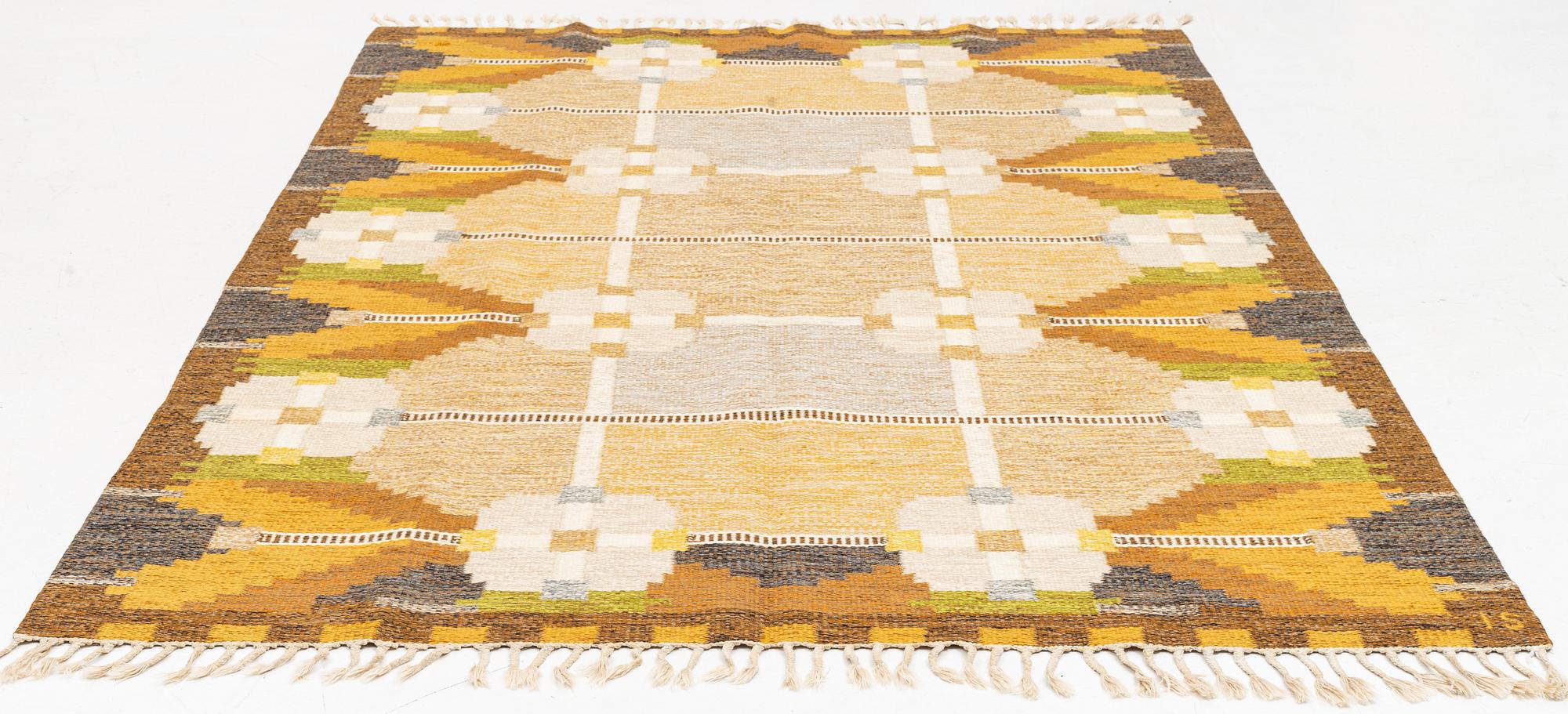 Ingegerd Silow, a carpet, "Dellen", rölakan, approx. 290 x 190 cm, signed IS.