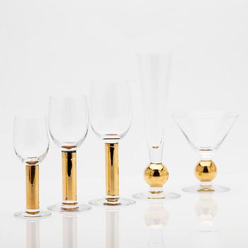 Gunnar Cyrén, Glass service, 31 pieces, "Nobel", Orrefors.