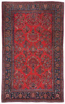 1291. SEMI-ANTIQUE KASHAN, possibly Dabir. 205,5 x 131,5 cm.