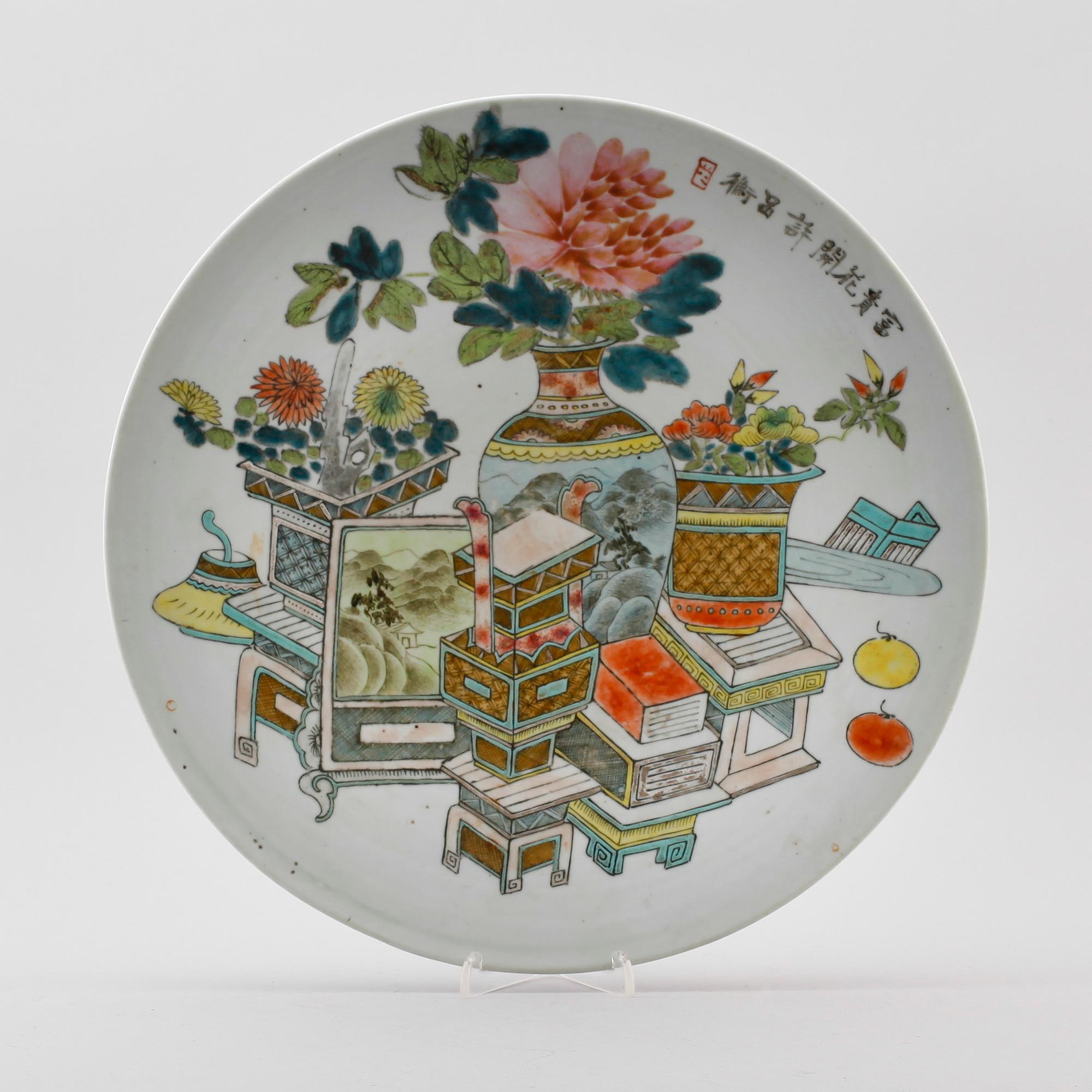FAT, porslin, Kina, 1800-talets andra hälft.
