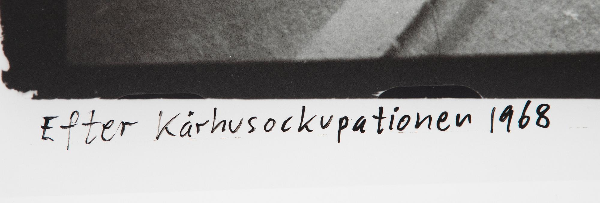 Carl Johan De Geer,  "Efter Kårhusockupationen 1968".