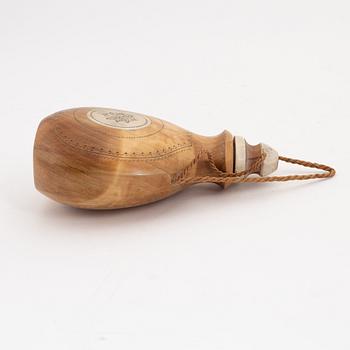 A birch flask by Tore Sunna, before 1963, signed.