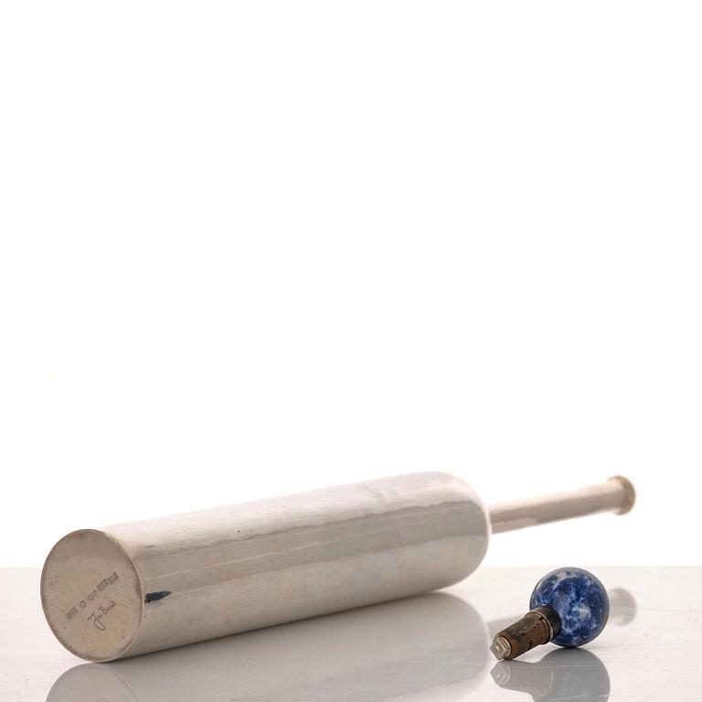 Jan Brunk, flaska, Stockholm 1995, sterling silver.