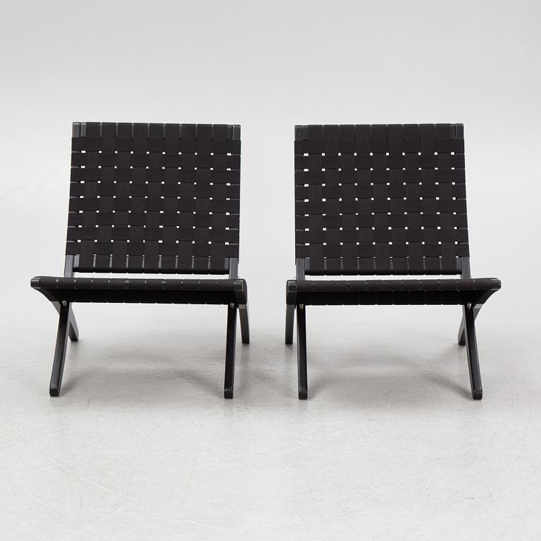 Morten Gøttler, fåtöljer, ett par, Cuba Chair, Carl Hansen, Danmark.