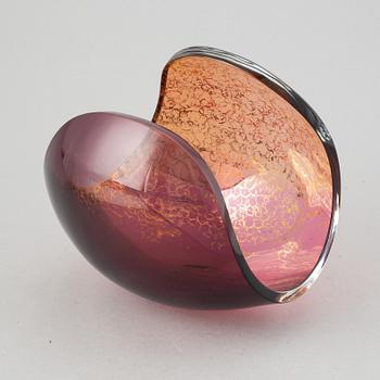 Lena Bergström, a 'Planets' glass sculpture/bowl from Kosta, Sweden. Signed and numbered 256/500.