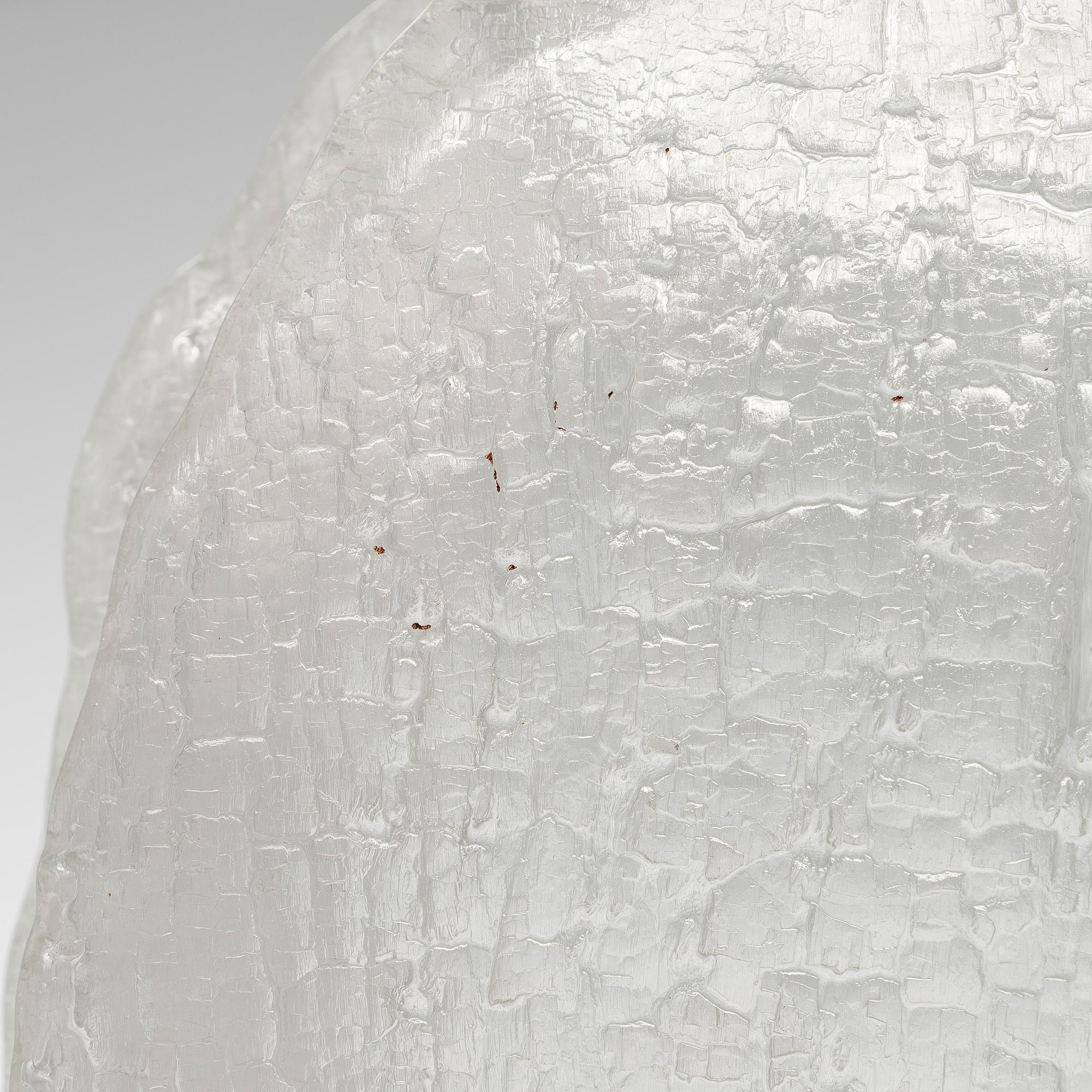 Timo Sarpaneva, veistos "Varjot" Finlandia sarjasta, signeerattu Timo Sarpaneva, Iittala 1964.
