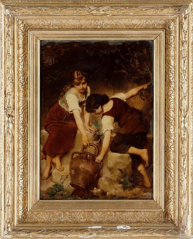 EMILE MUNIER, efter, gicleetryck, signerat i trycket.