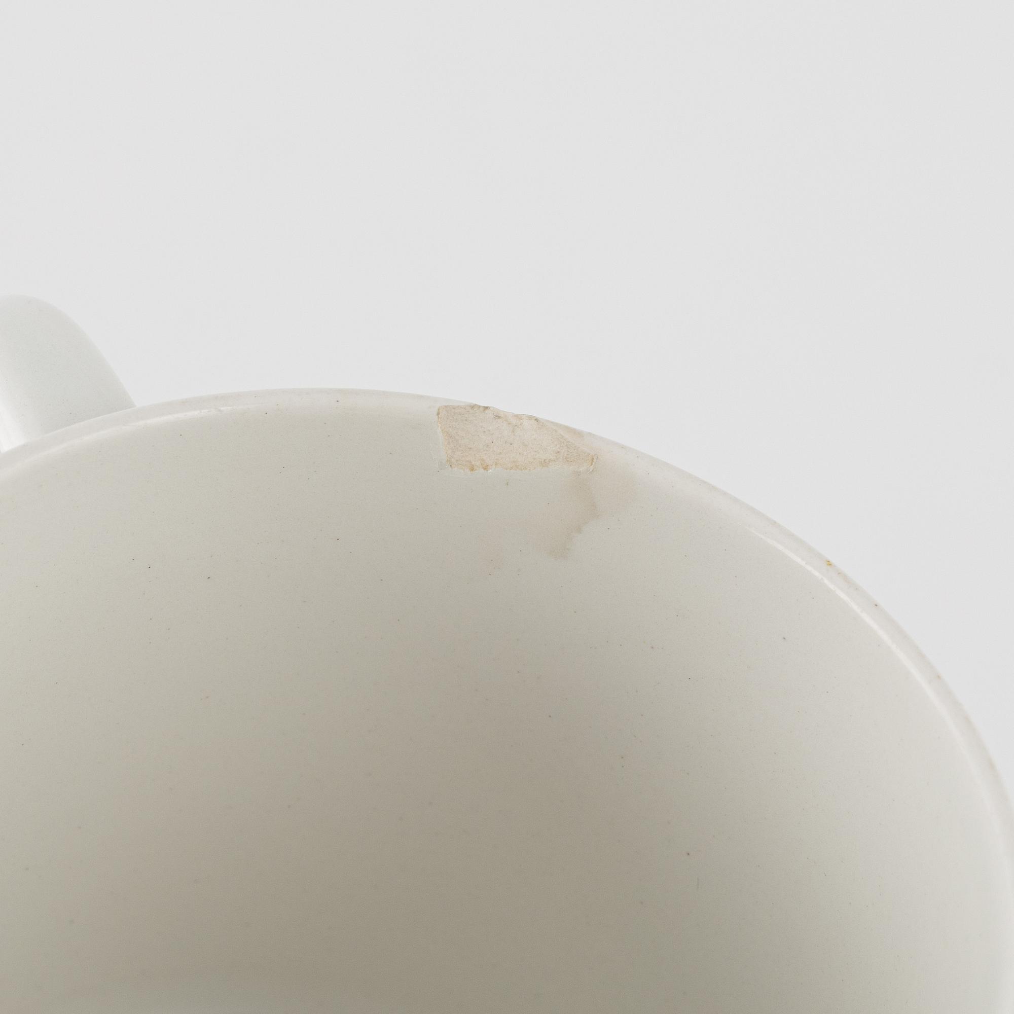 Sigrid Richter, kaffeservis, 27 delar "Eden" och "Viktoria", Rörstrand, 1900-talets andra hälft.