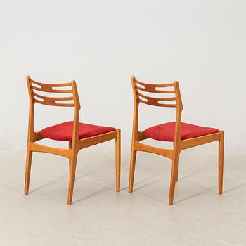Chairs 3 pcs likely "101" Johannes Andersen for Vamo, Denmark, 1950s/1960s.