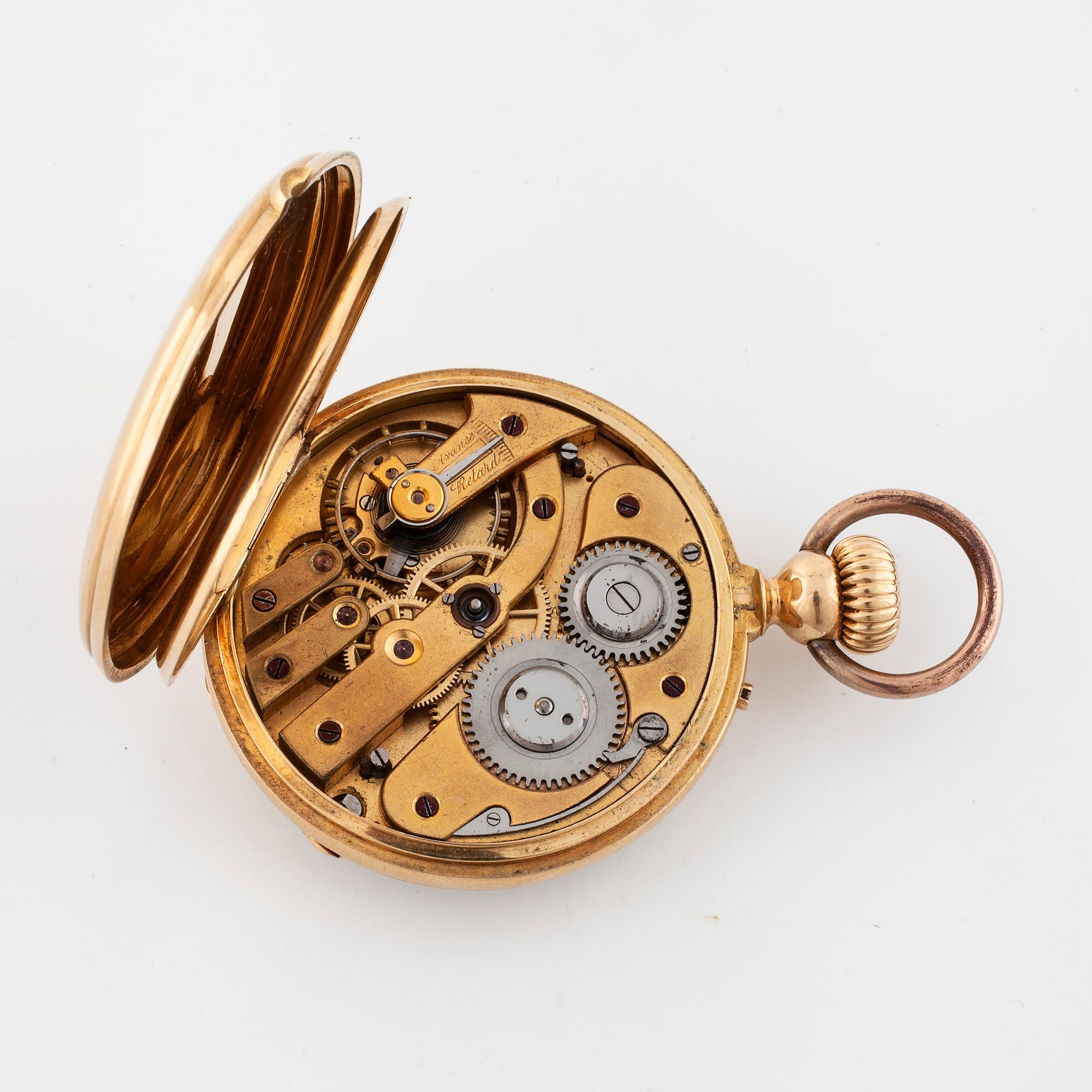 SAVONETTE-UR, Remontoir No 15584, 19 rubis, 43 mm.