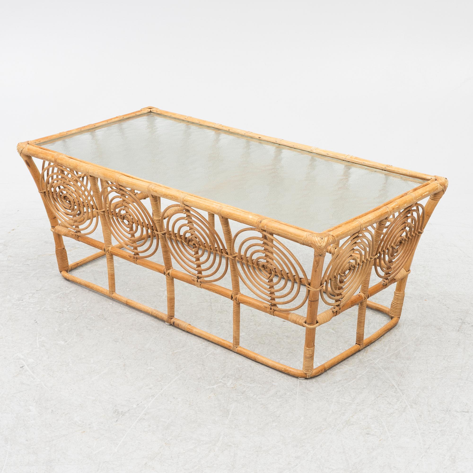 Soffbord, Sjövalls korgmakeri, 1940-50-tal.