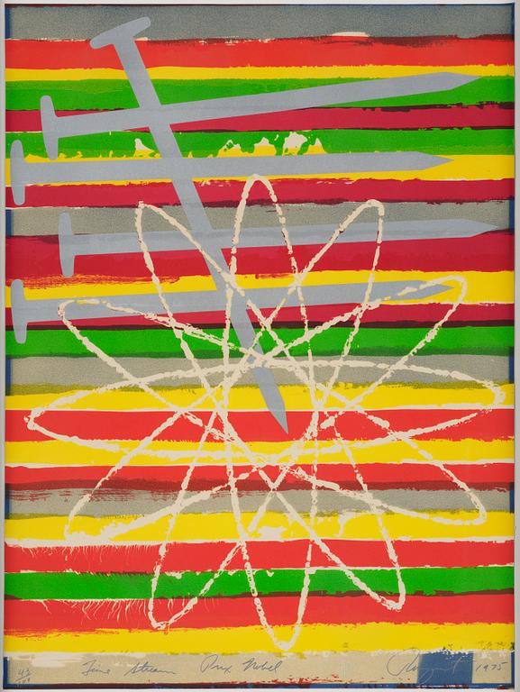 James Rosenquist, "Time Stream Prix" from: "Hommage aux Prix Nobel" (The Nobel Prize Portfolio).