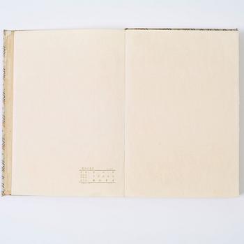 BOK med TRÄSNITT, "Qi Baishi hua ji". Beijing 1952.