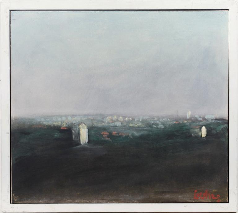 LARS OLOV WIBERG, gouache, sign.