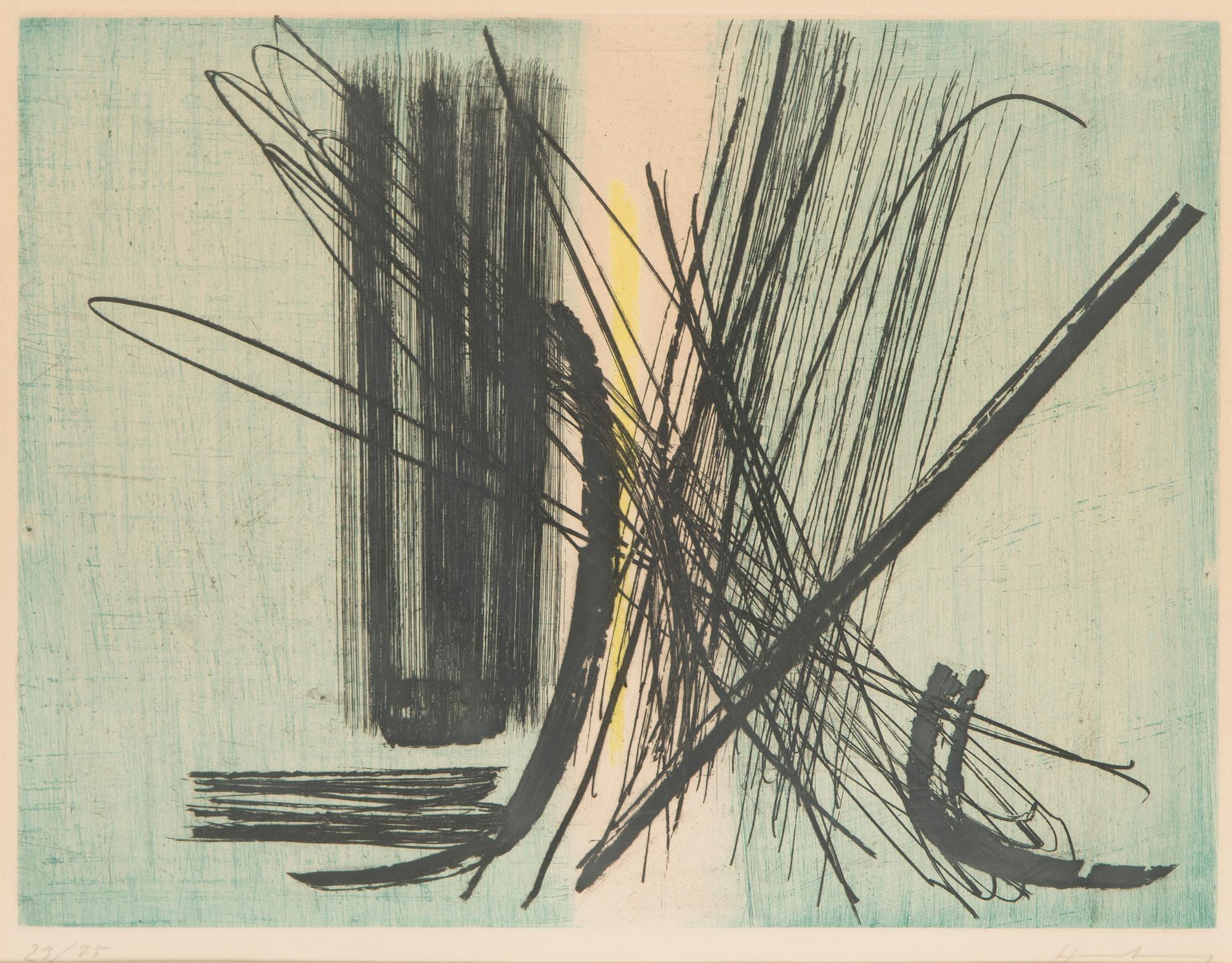 Hans Hartung, "Gravure 9".