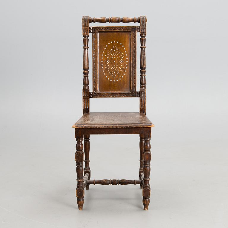 A late 19th century side chair.