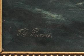 THOMAS G. PURVIS, olja på duk. Signerad.