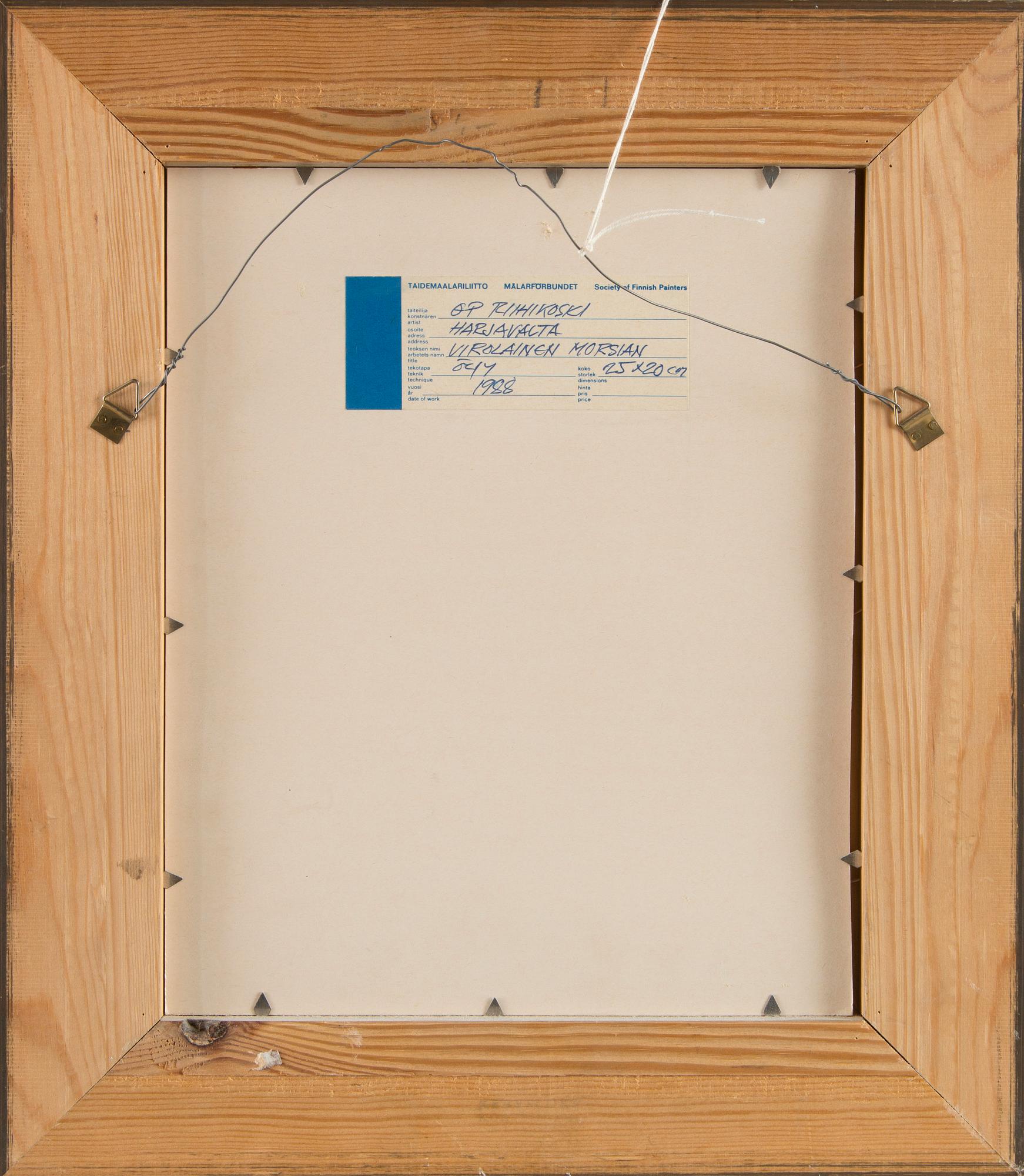 Olli-pekka Riihikoski, Virolainen morsian.